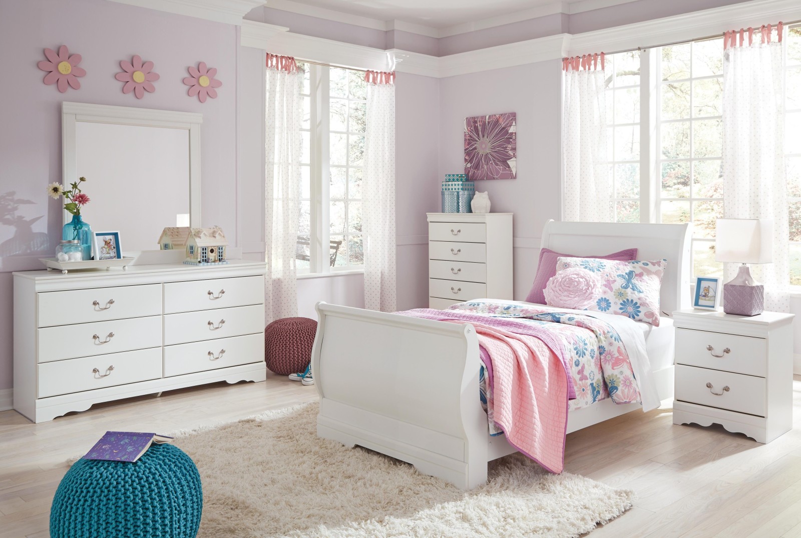 5 pc Anarasia Twin Youth Bedroom Set
