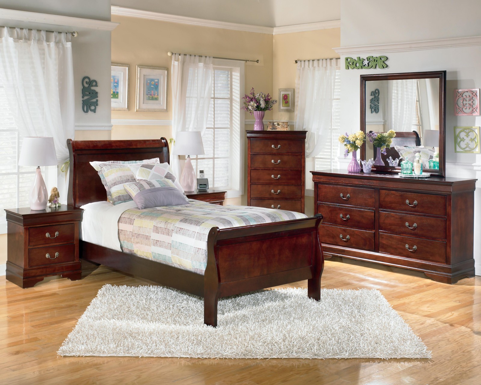 6 pc Alisdair Twin Youth Bedroom Set