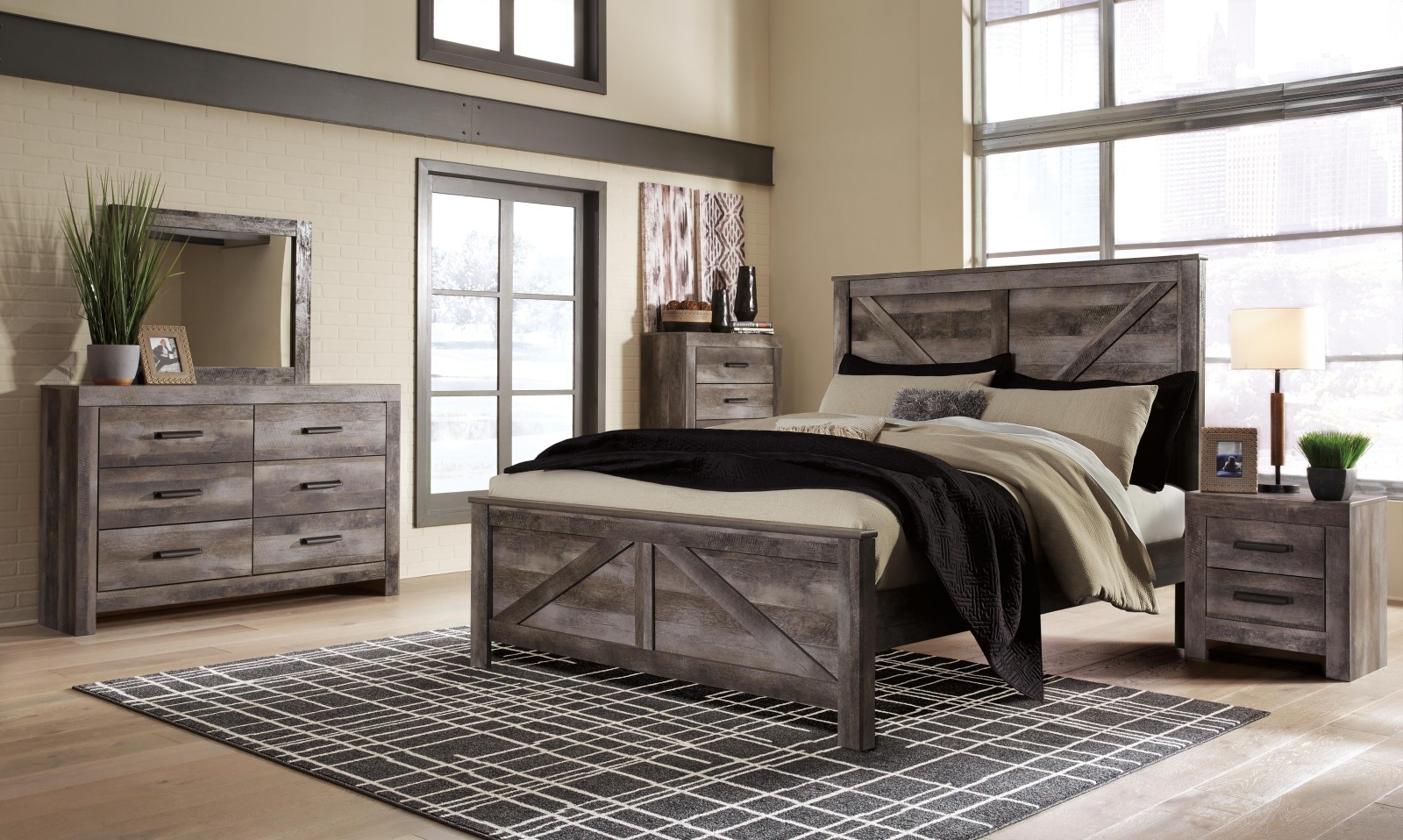 7 pc Wynnlow King Bedroom Set
