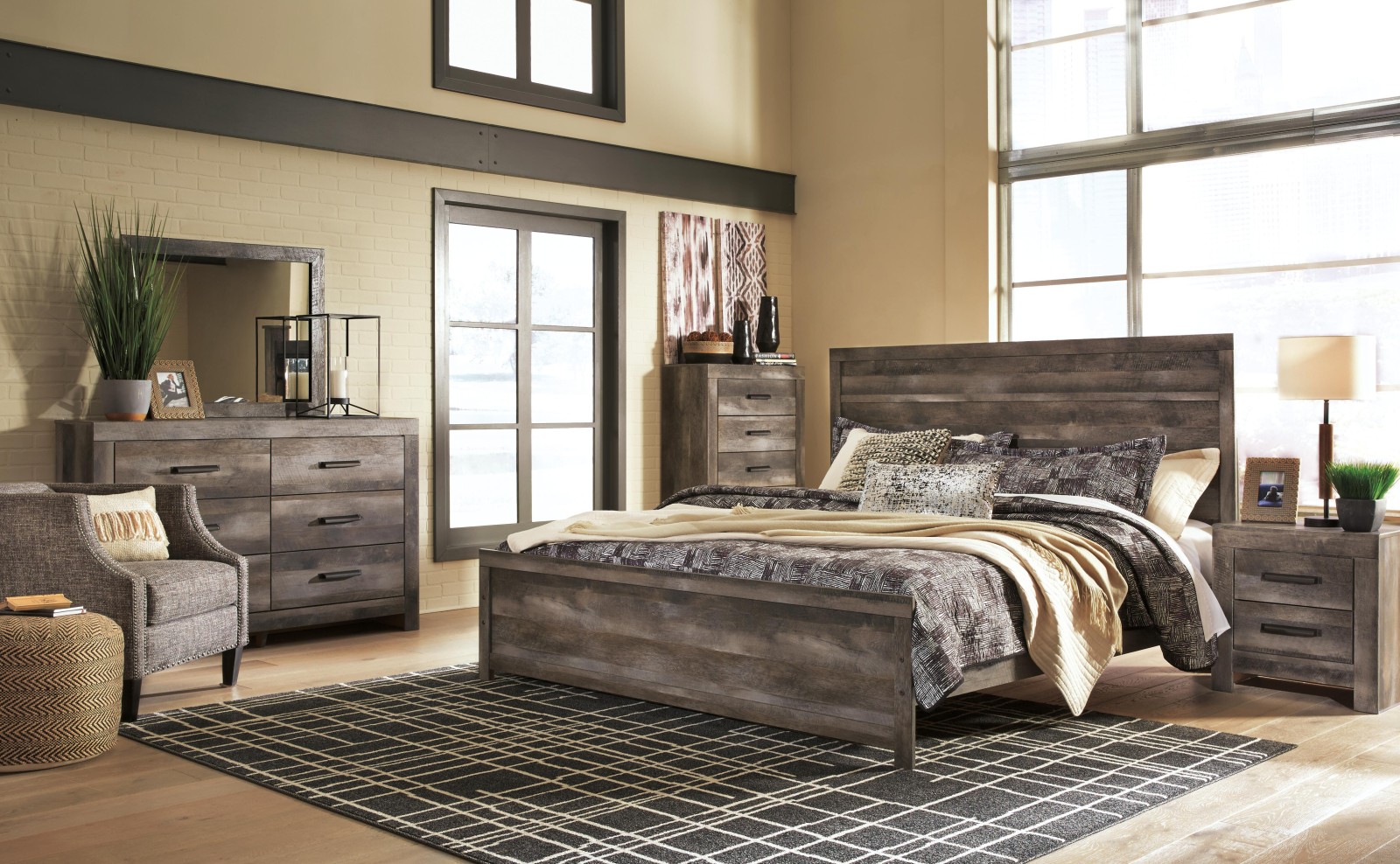 6 pc Wynnlow King Bedroom Set