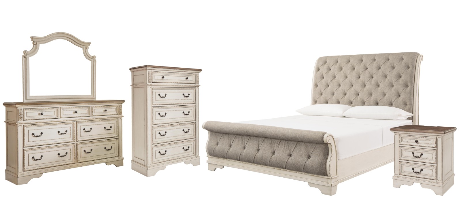 7 pc Realyn California King Bedroom Set