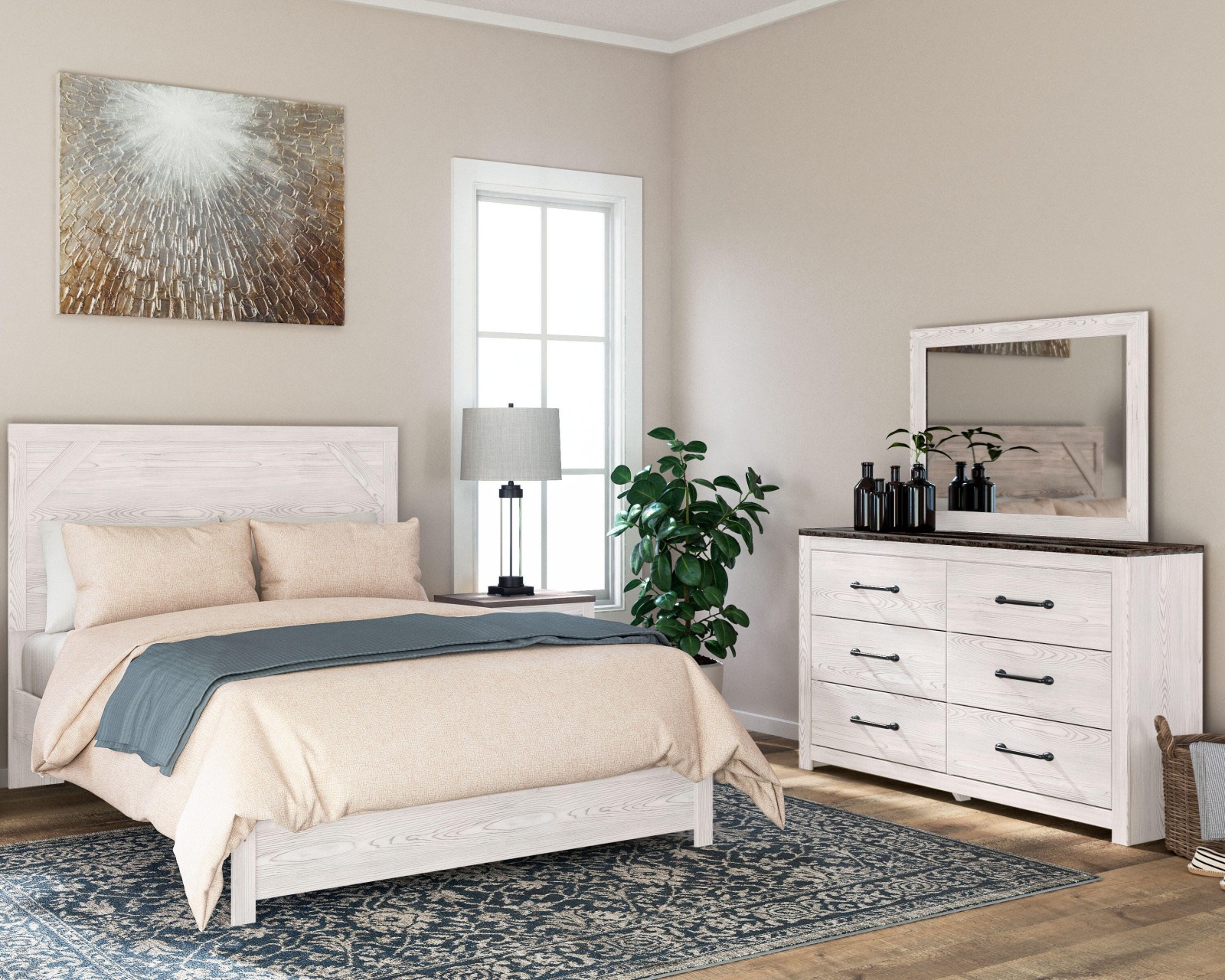 6 pc Gerridan Queen Bedroom Set