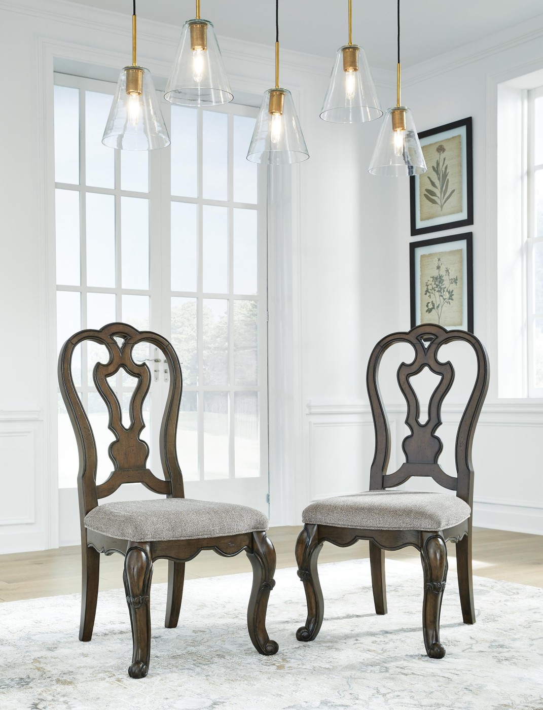 Maylee Dining Table and 4 Chairs and Bench