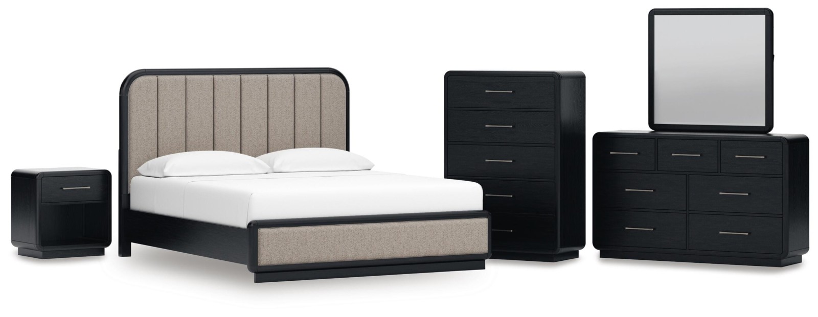 6 pc Rowanbeck California King Bedroom Set