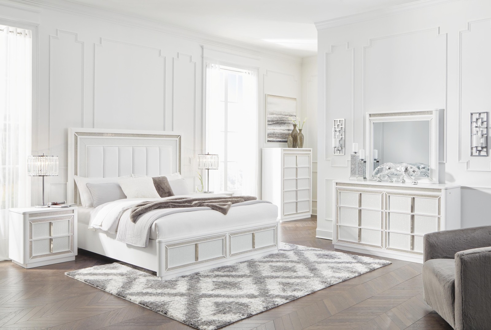 7 pc Chalanna King Bedroom Set