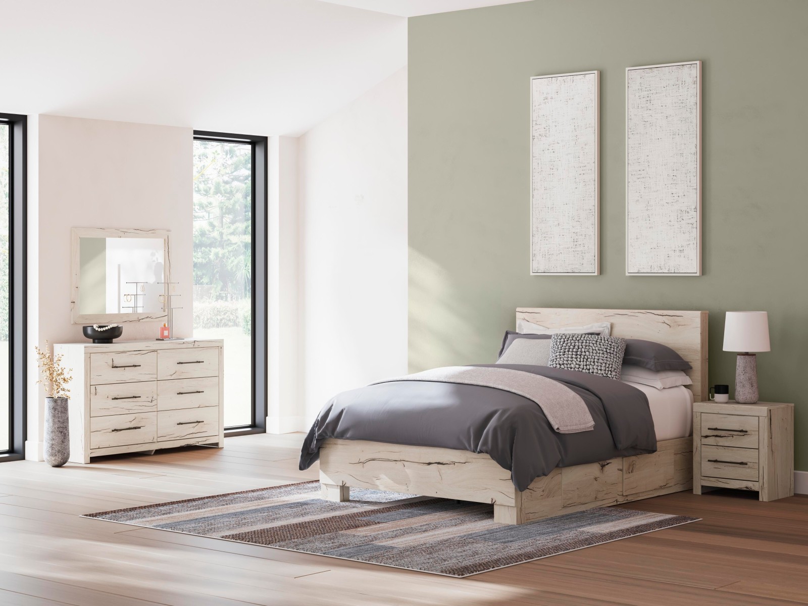 9 pc Lawroy Queen Bedroom Set
