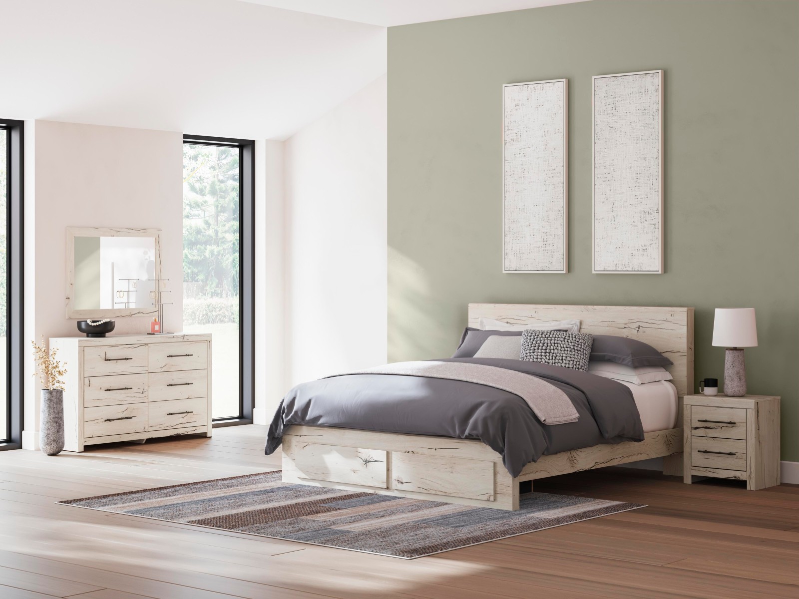 8 pc Lawroy King Bedroom Set
