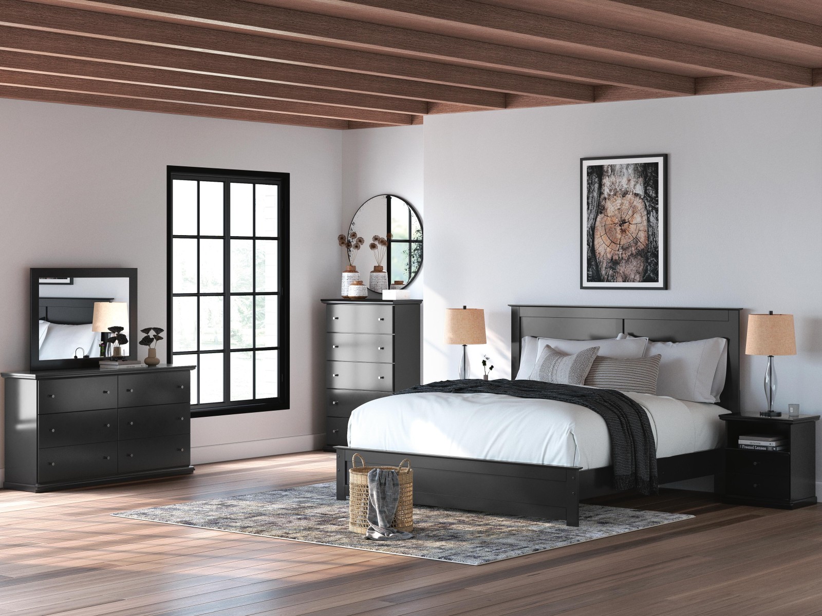 6 pc Maribel King Bedroom Set