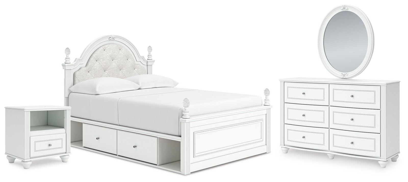 8 pc Kozlani Full Youth Bedroom Set