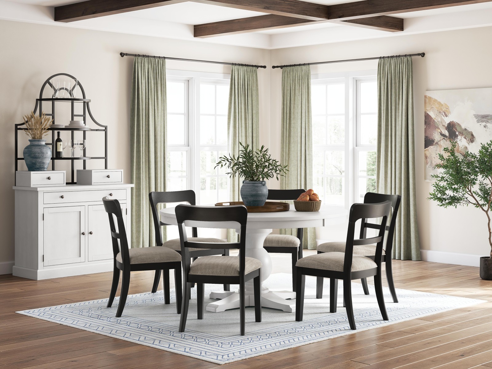 Greddinton Dining Table and 6 Chairs
