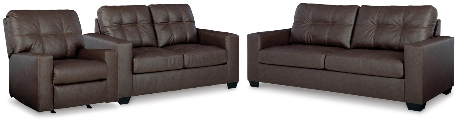Barlin Mills Sofa, Loveseat and Recliner