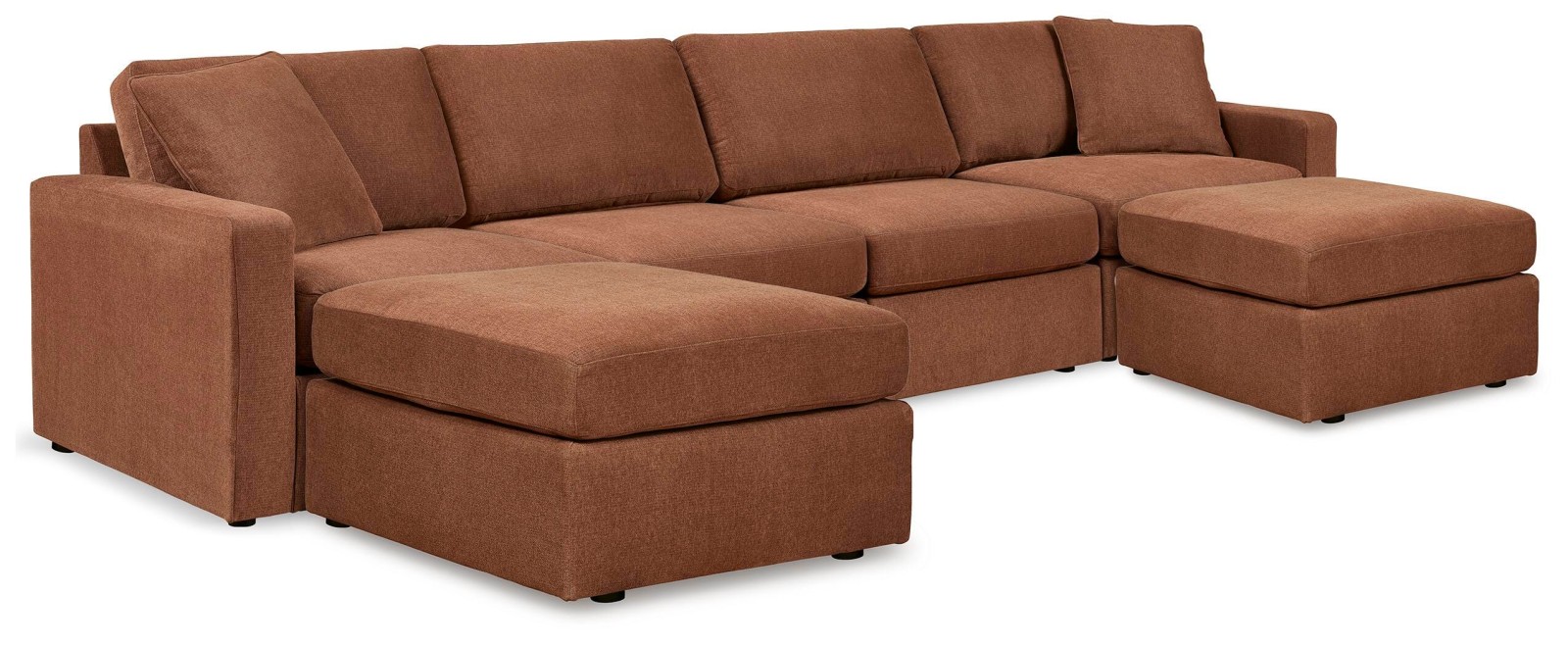 Modmax 4-Piece Sectional and 2 Ottomans