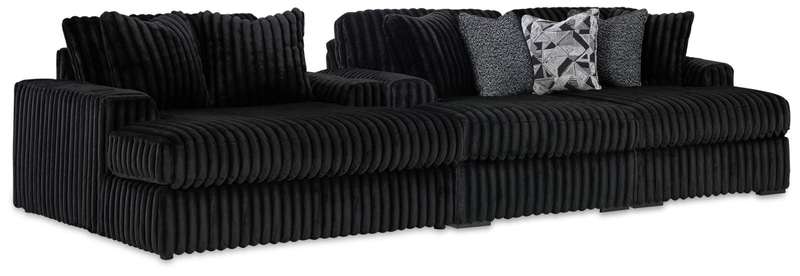 Midnight-Madness Super Chaise and Oversized Chaise