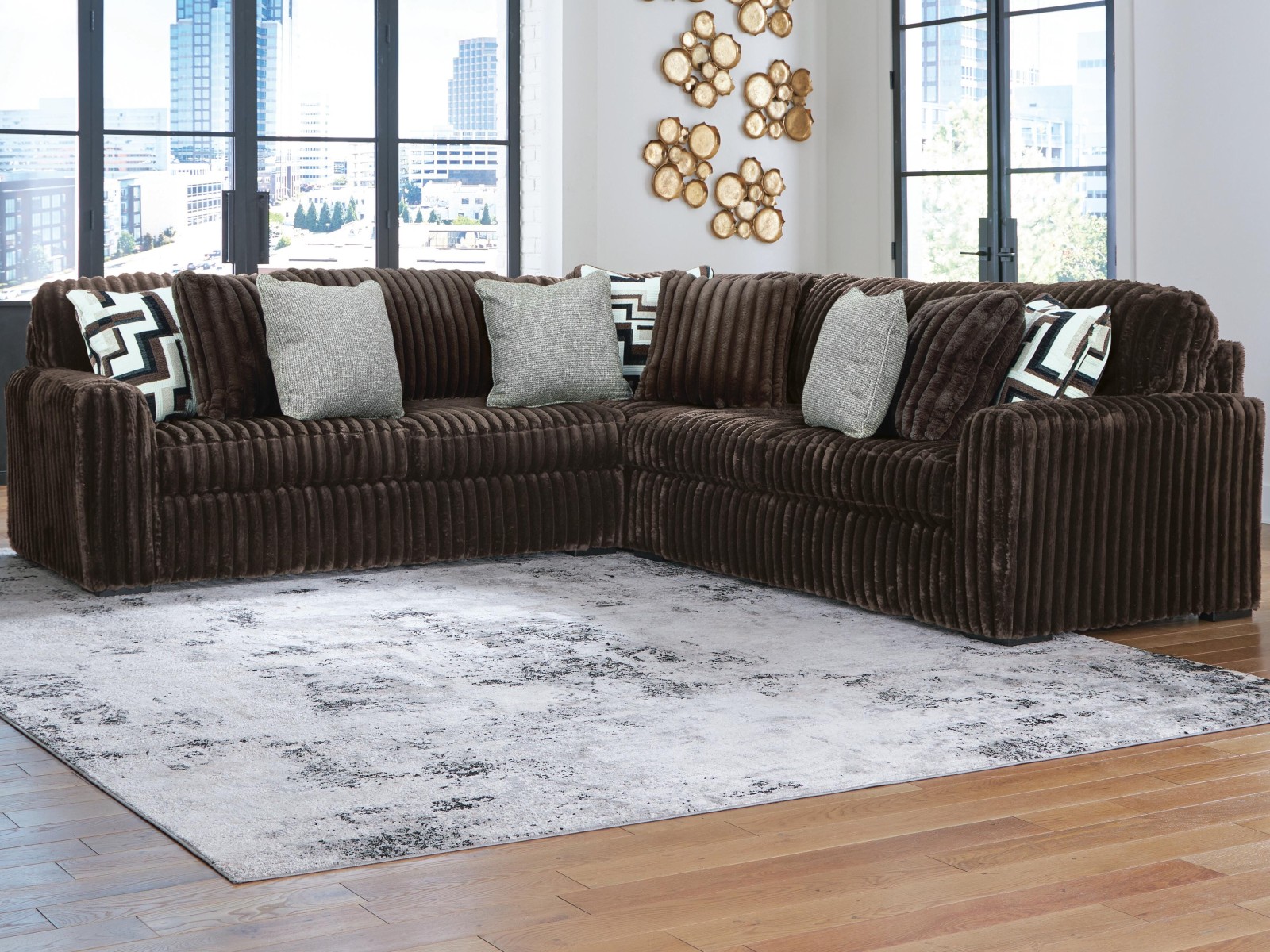 Midnight-Madness 3-Piece Sectional