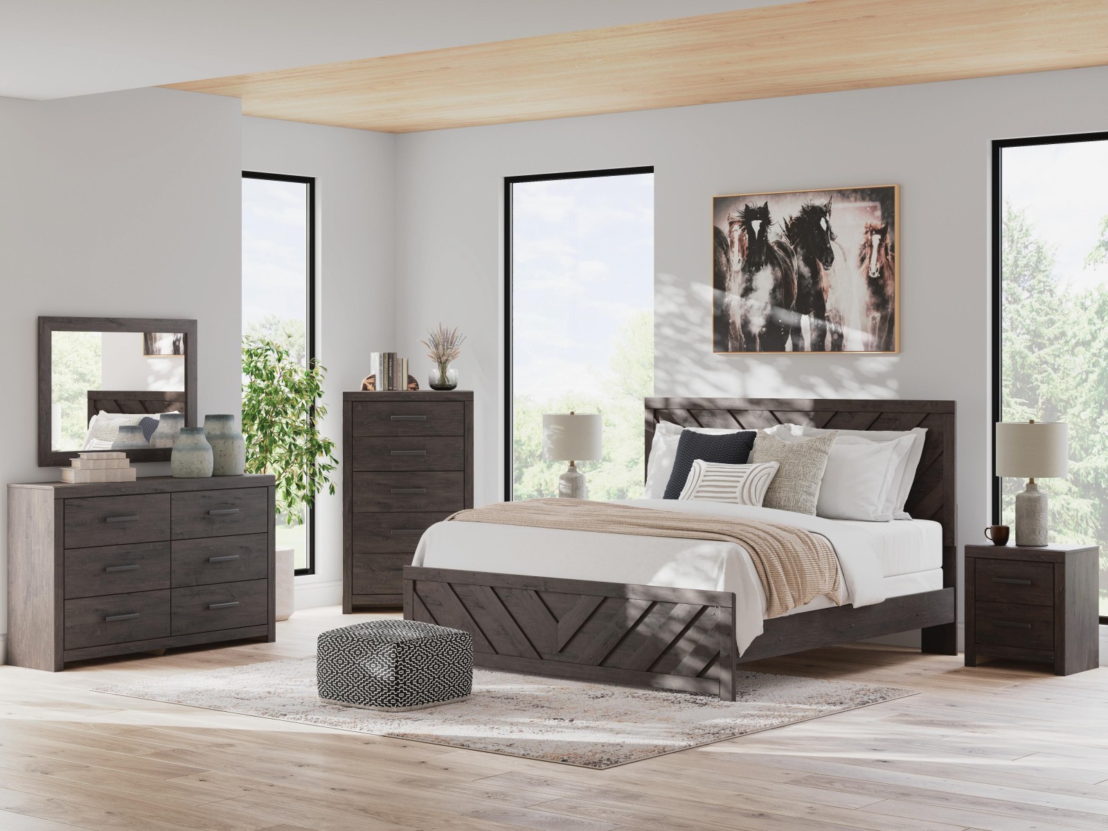 6 pc Prendonea King Bedroom Set