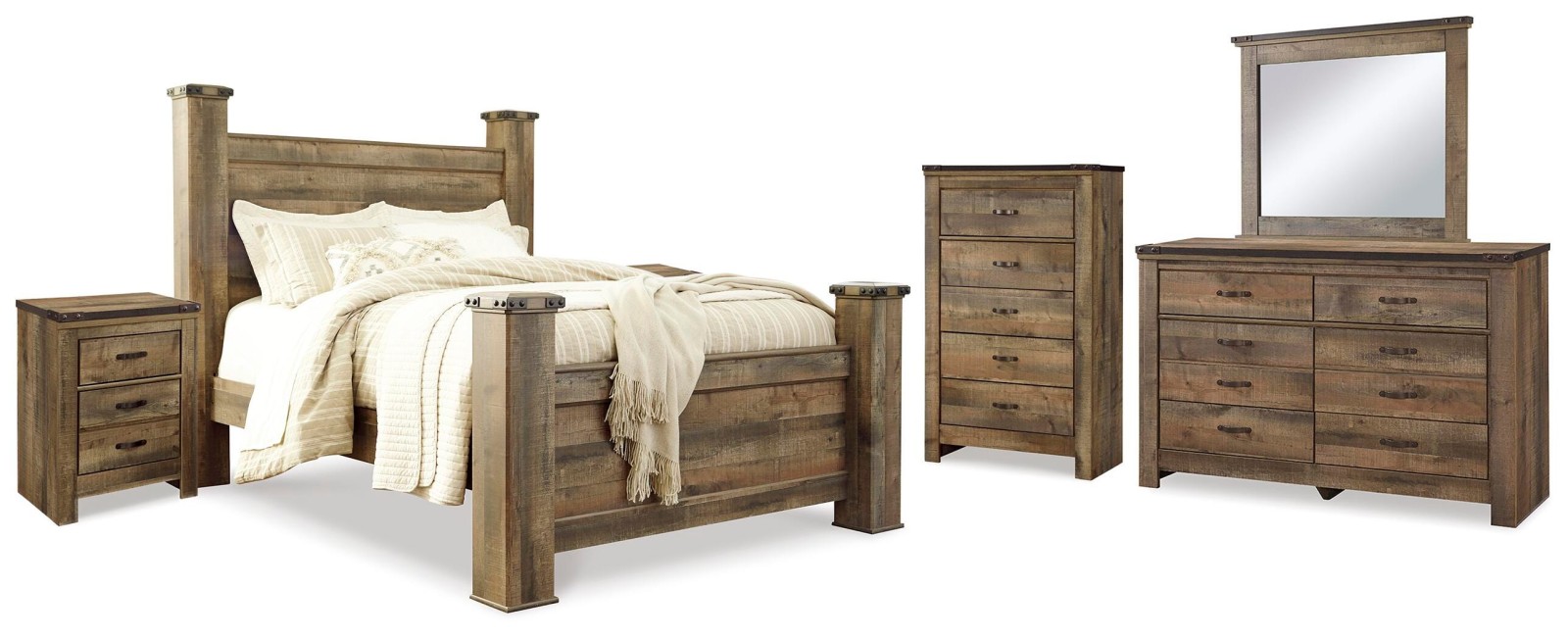8 pc Trinell Queen Bedroom Set