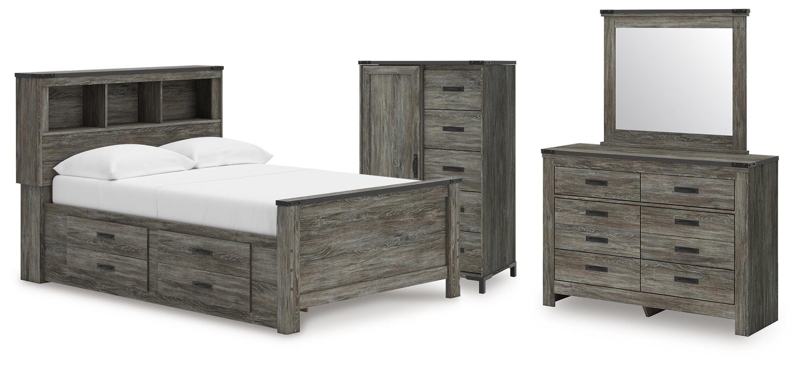 8 pc Frandern Full Youth Bedroom Set