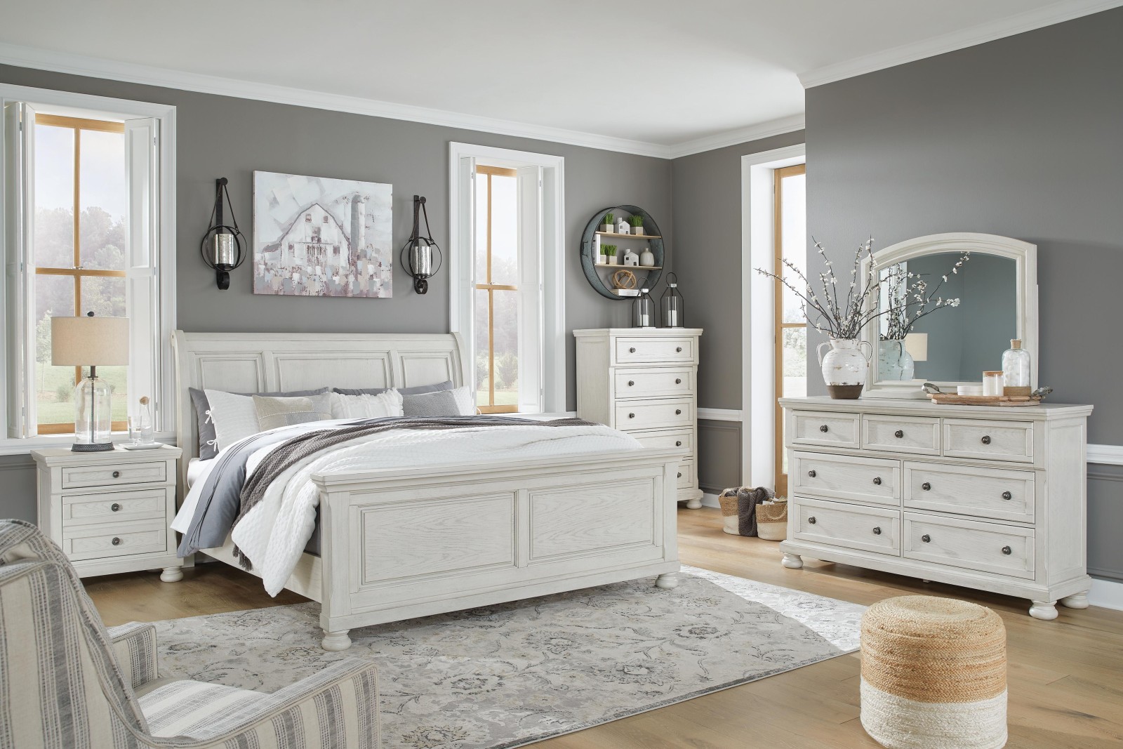 7 pc Robbinsdale King Bedroom Set