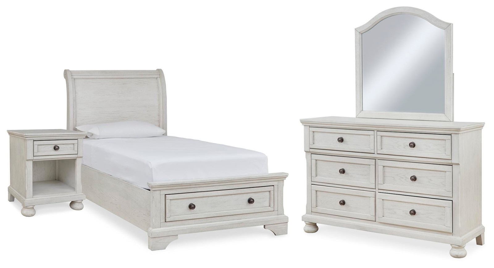 7 pc Robbinsdale Twin Youth Bedroom Set