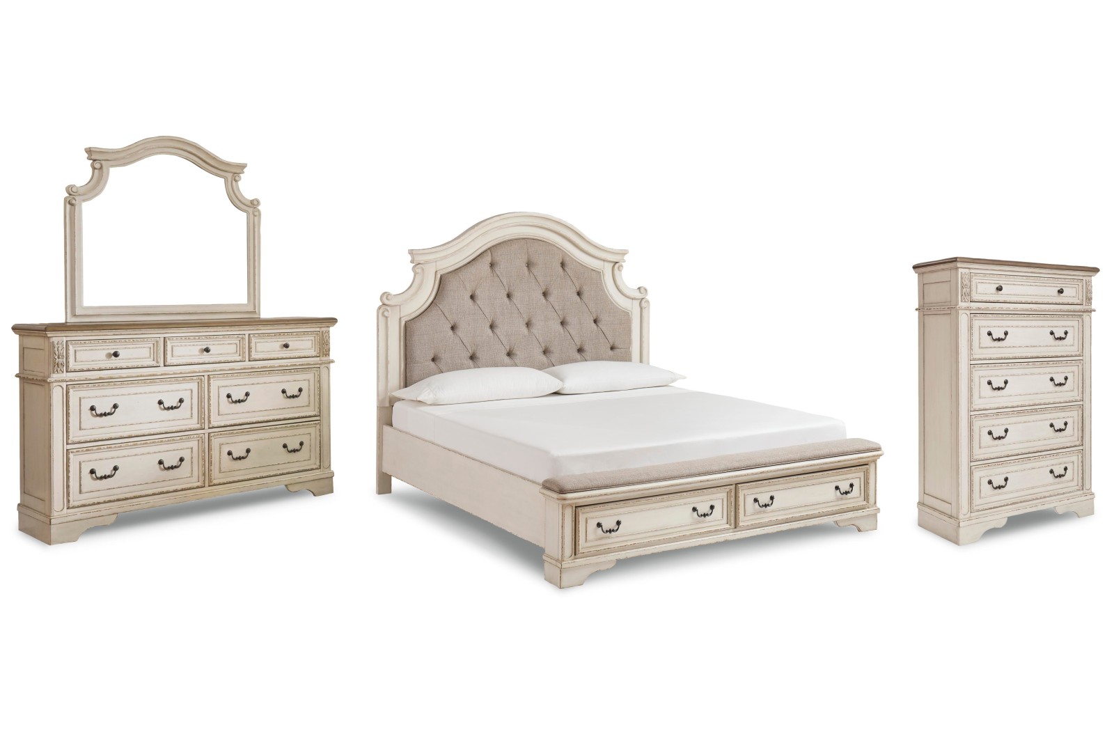 7 pc Realyn California King Bedroom Set