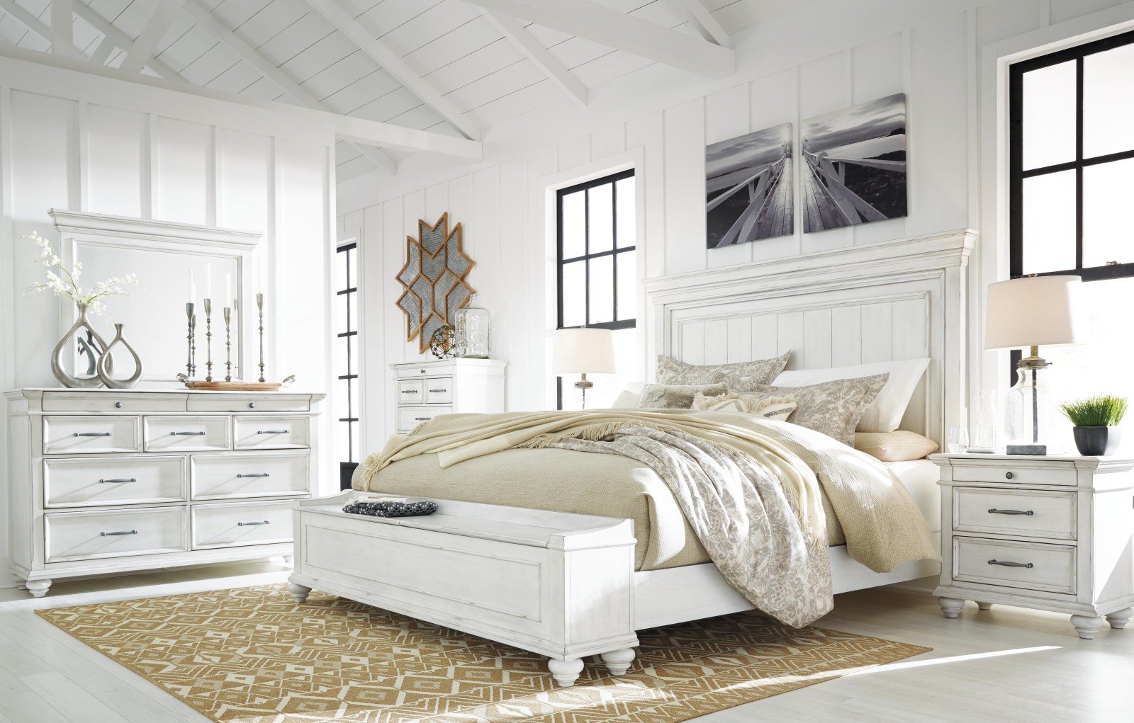 7 pc Kanwyn King Bedroom Set