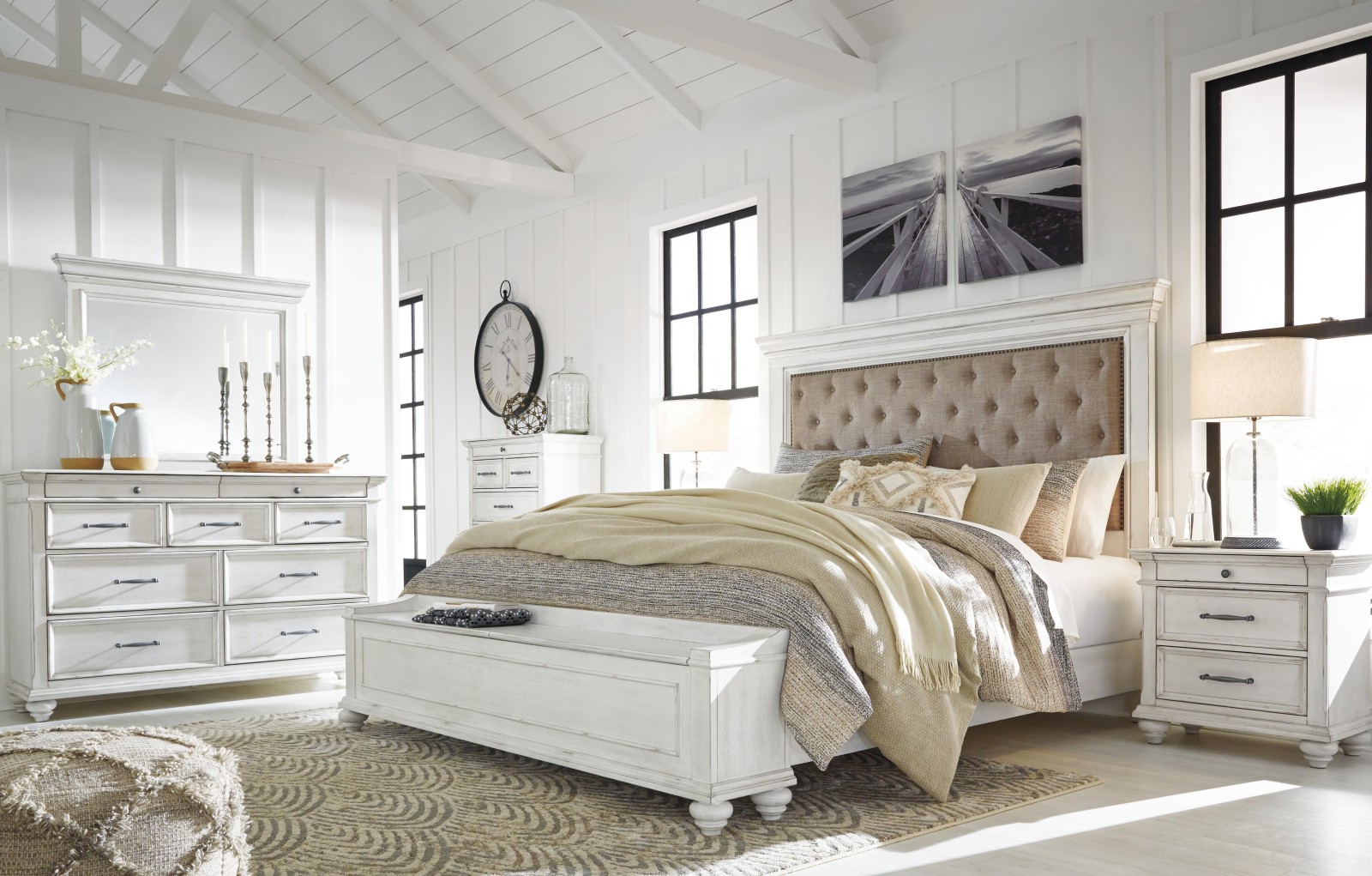 7 pc Kanwyn King Bedroom Set