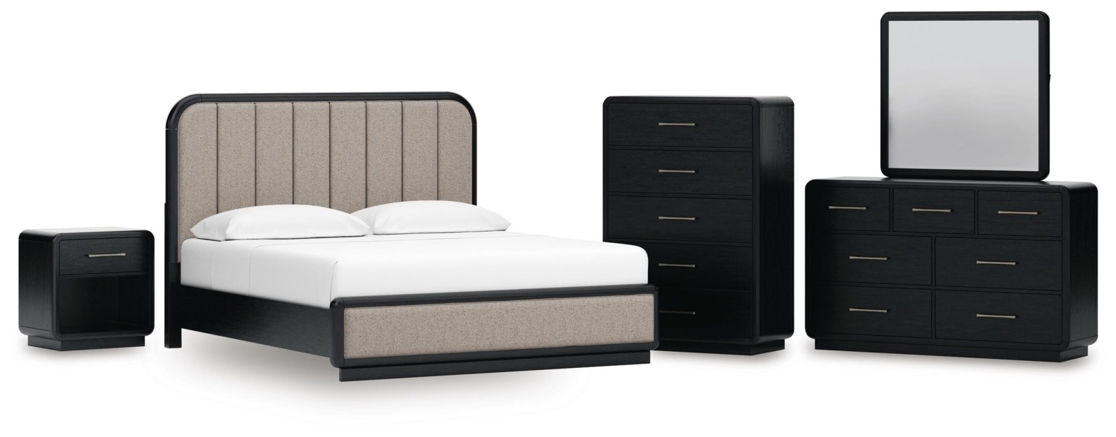 6 pc Rowanbeck King Bedroom Set