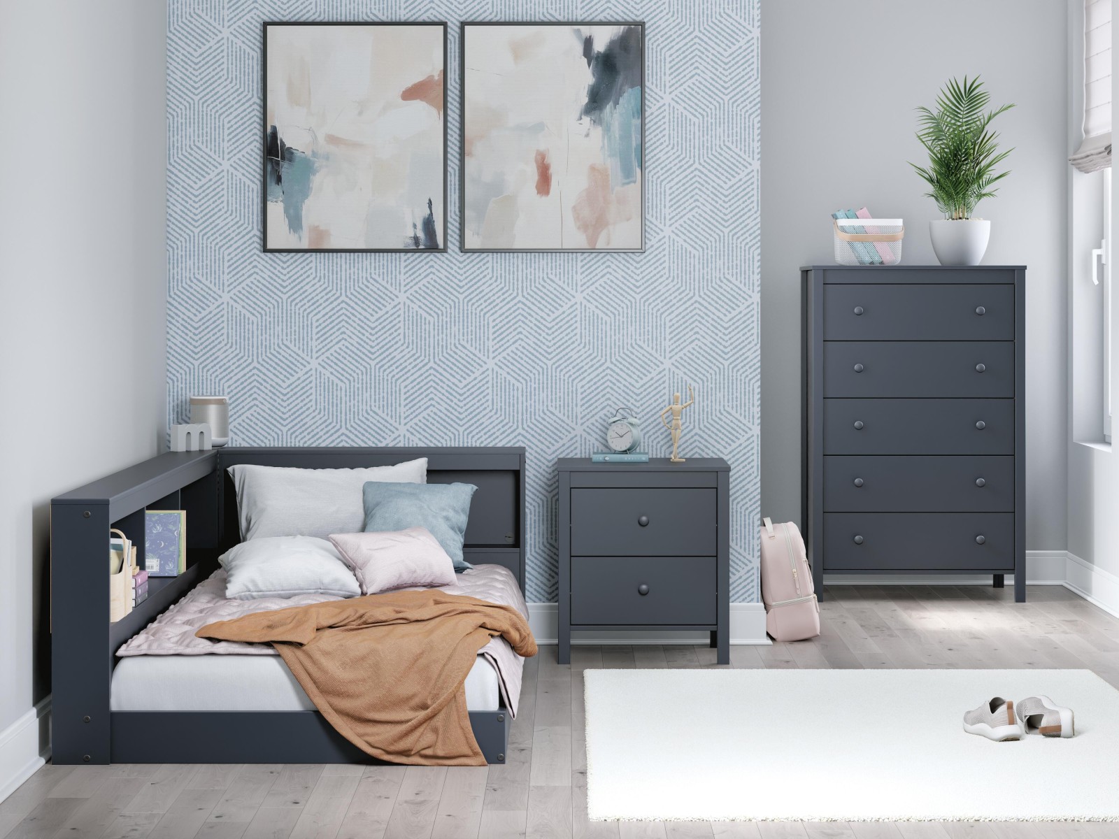 5 pc Simmenfort Twin Youth Bedroom Set