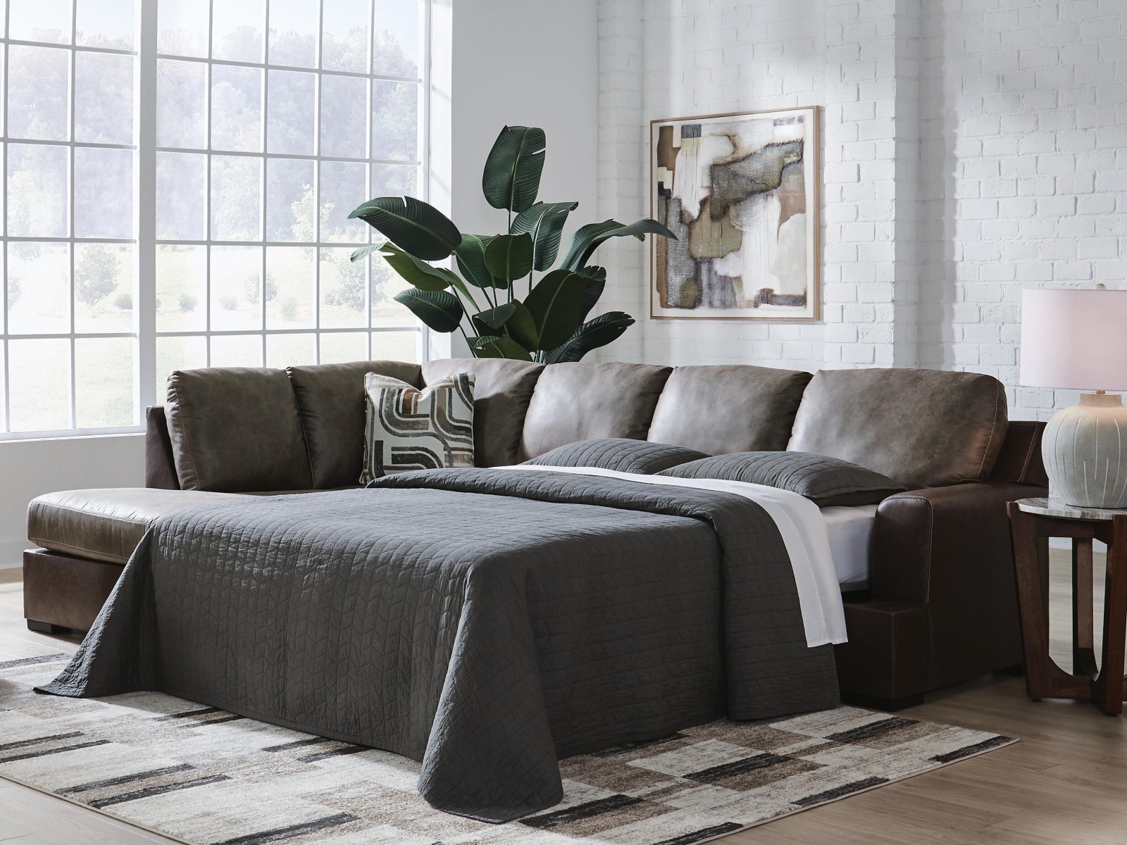 Castille Way 2-Piece Sleeper Sectional with Chaise