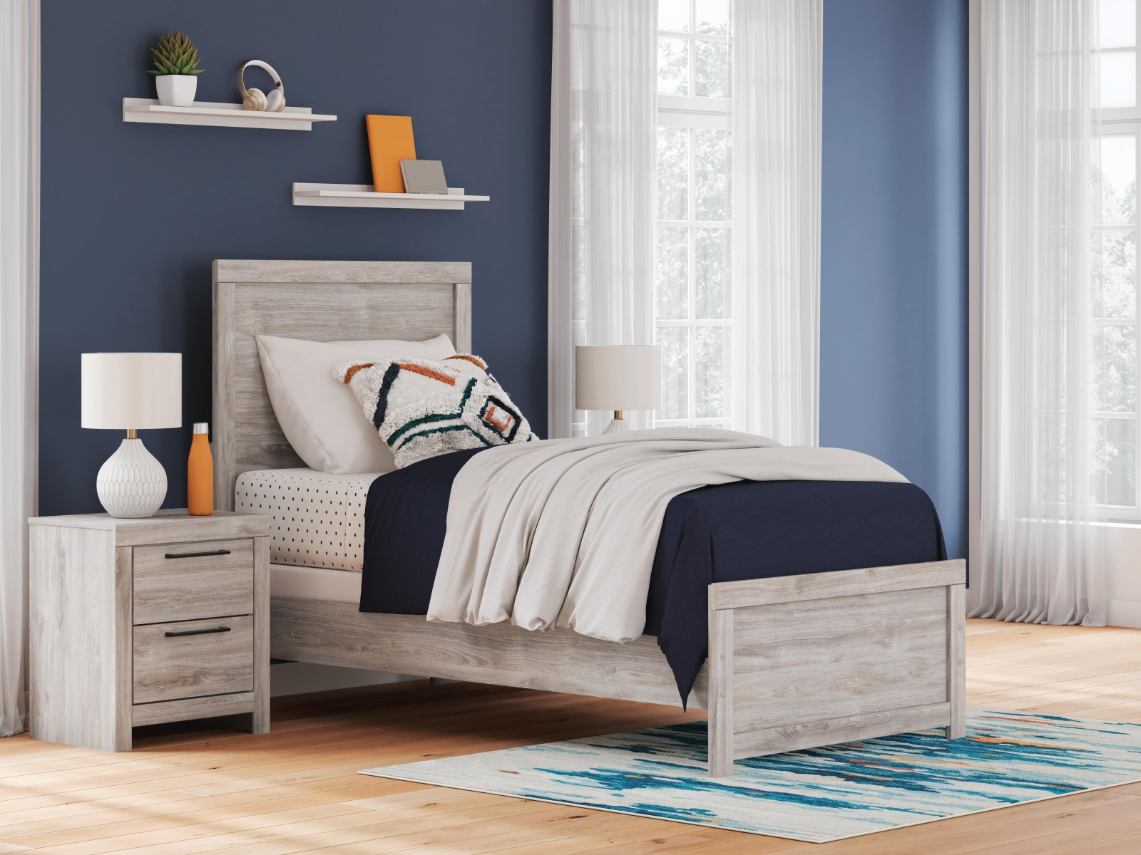 Broachmyn Twin Panel Bed