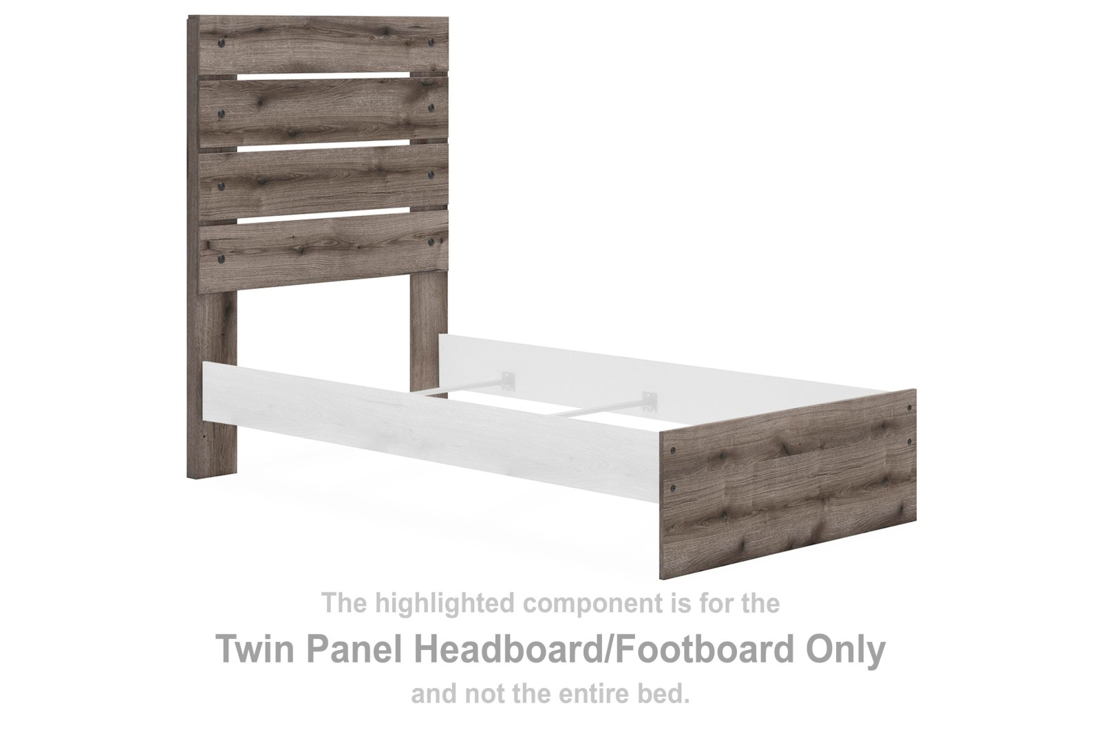 Graystorm Twin Panel Headboard/Footboard