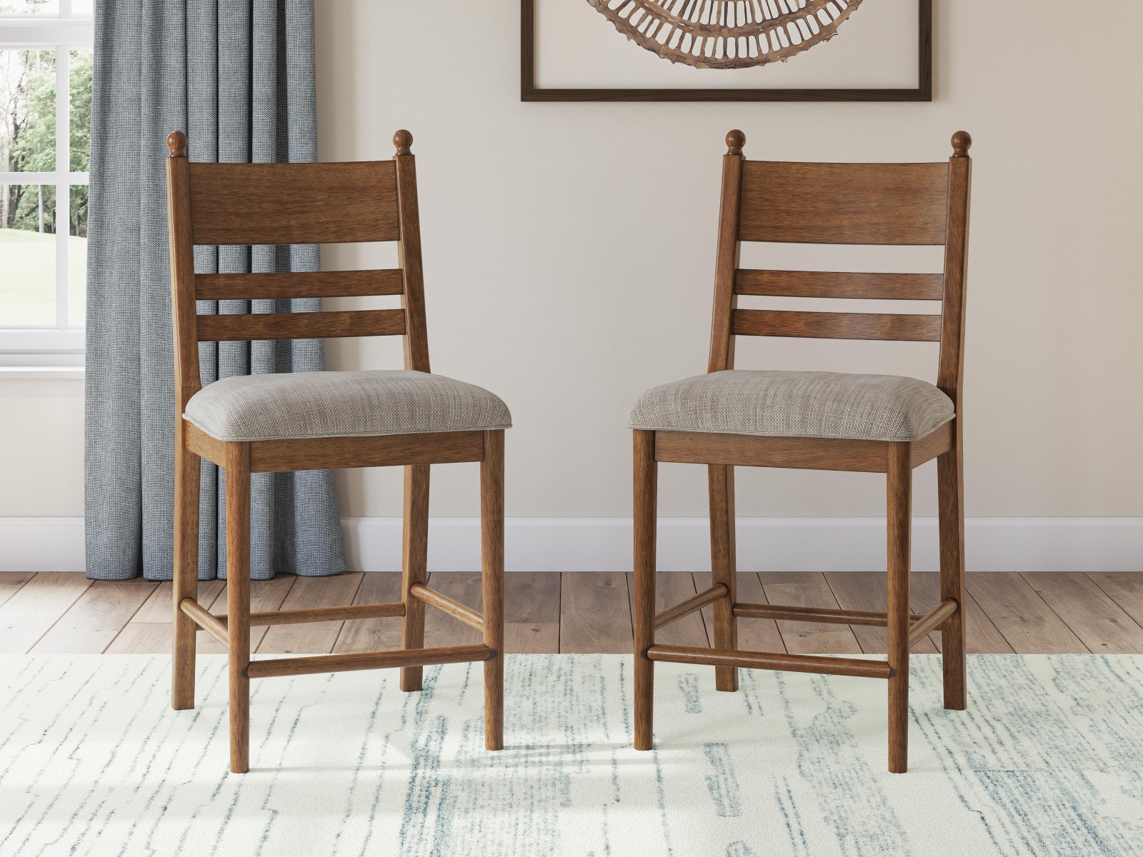 Greddinton Counter Height Barstool (Set of 2)