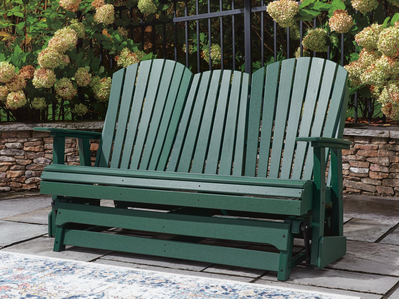 Shell Beach Outdoor Loveseat Glider